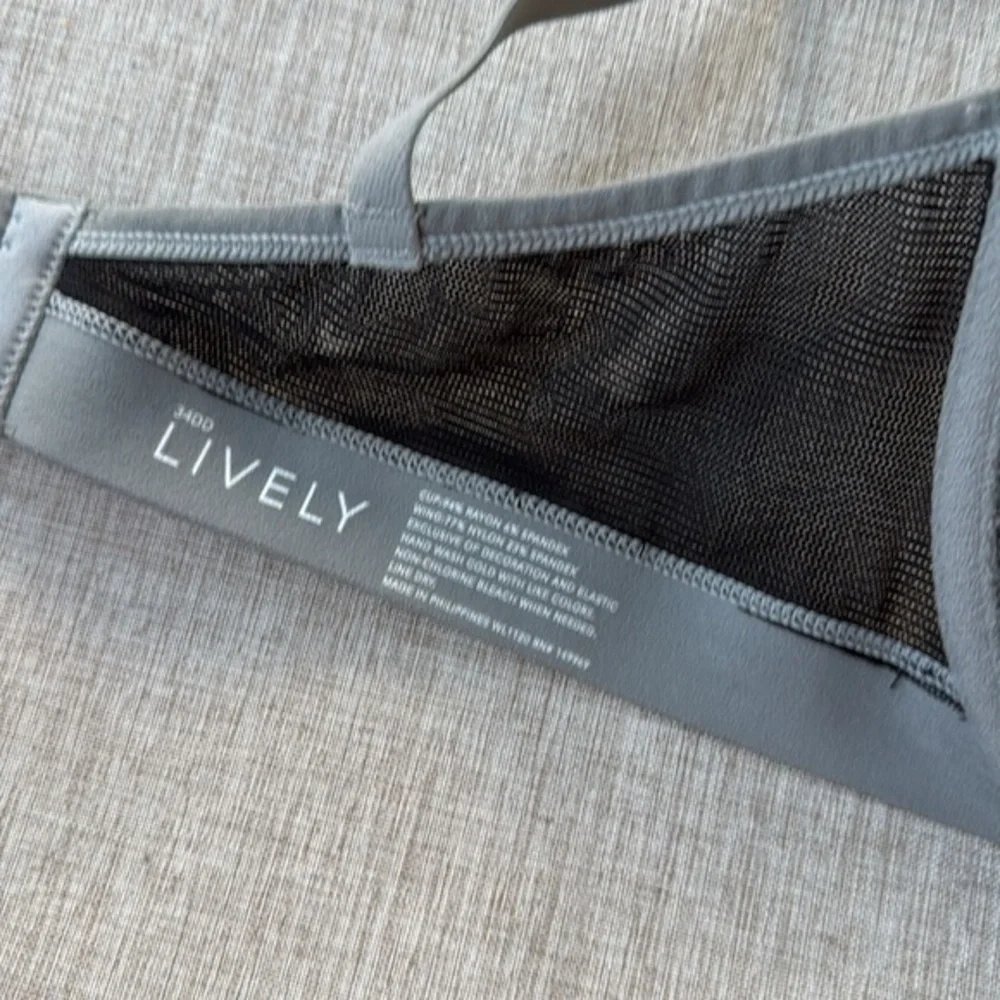 LIVELY All-Day T Shirt Bra Women Full Coverage Flexible Underwire‎ Size 34DD